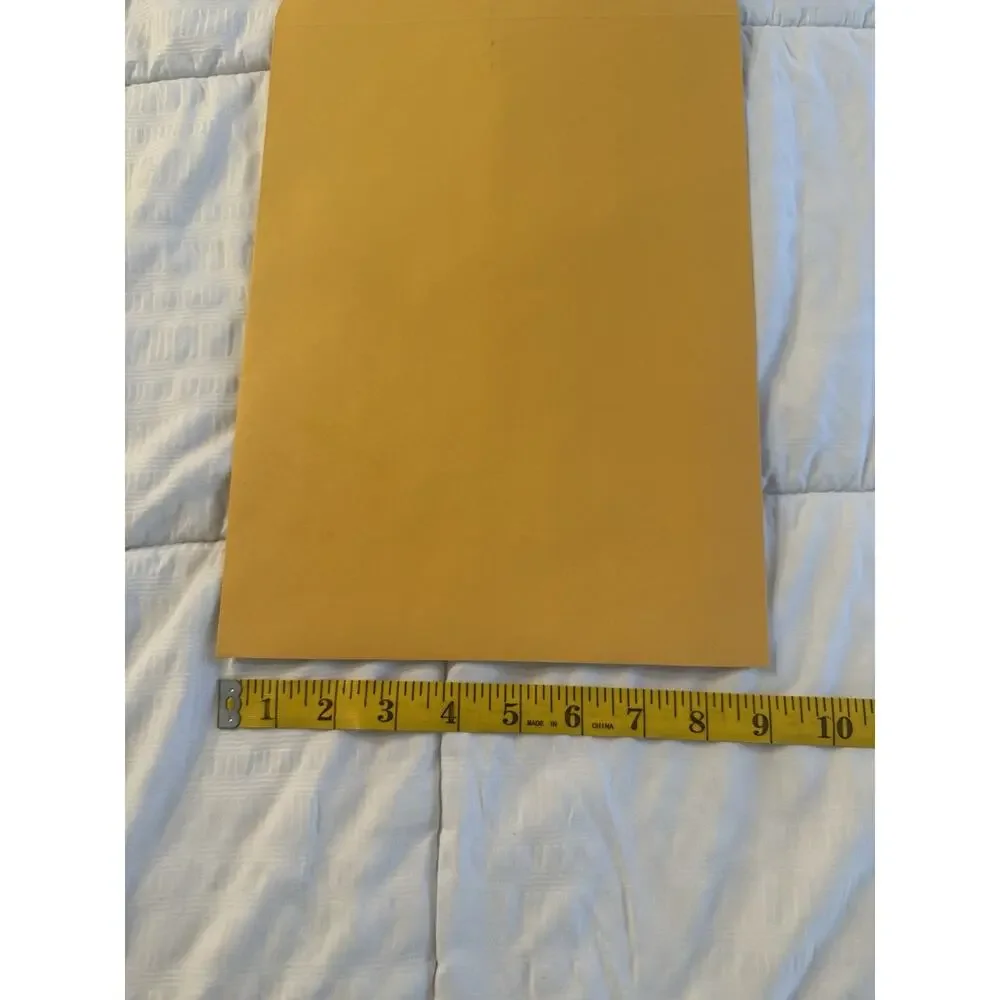 New Lot of 50 Manila Clasp Envelopes Brown 9 x 12 Office Stationary Mailing